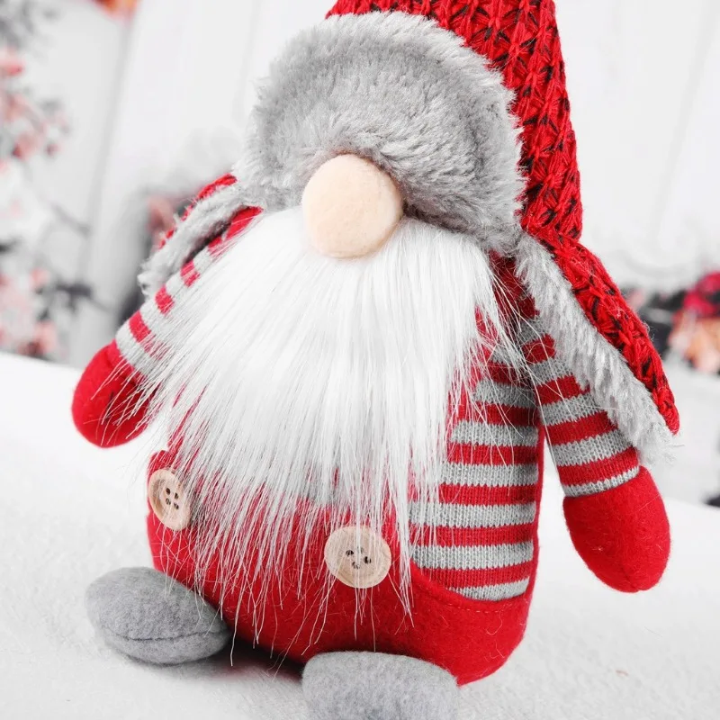Ansiktslösa julgranshängen i dockform med God jul-text och flera figurvarianter 2 Ansiktslösa julgranshängen i dockform med God jul-text och flera figurvarianter - Bild 2