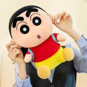 Crayon Shin Chan-ryggsäck med kawaii-docka i tecknad anime-stil, födelsedagspresent 10 Crayon Shin Chan-ryggsäck med kawaii-docka i tecknad anime-stil, födelsedagspresent