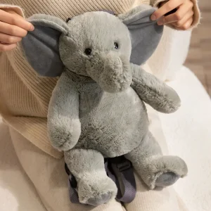 Rymlig djurformad ryggsäck med långa öron och söta motiv av lejon, koala och kanin 17 Rymlig djurformad ryggsäck med långa öron och söta motiv av lejon, koala och kanin