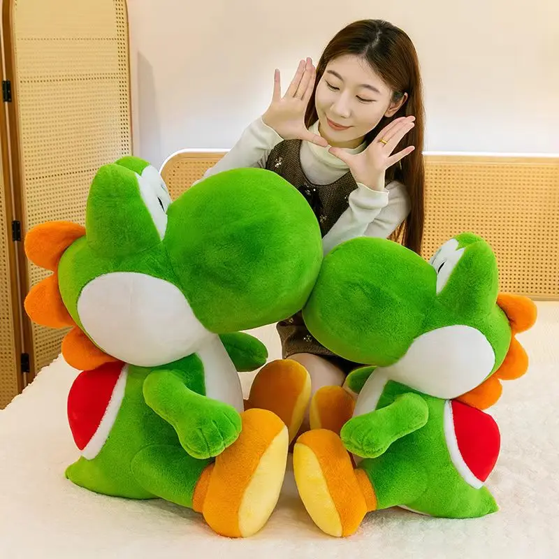 Yoshi från Super Mario Bros, söt drake som mjukt gosedjur, extra stor, 30–40 cm 4 Yoshi från Super Mario Bros, söt drake som mjukt gosedjur, extra stor, 30–40 cm - Bild 4