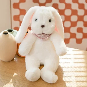 Kawaii kanin gosedjur med långa öron, sovande tecknad kramkudde som födelsedagspresent 37 Kawaii kanin gosedjur med långa öron, sovande tecknad kramkudde som födelsedagspresent