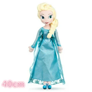 Frozen 2-karaktärer gosedjur som mjuka dockor i snödrottnings- och prinsessstil