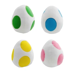 Gosedjur i flera figurvarianter, äggformad plyschkudde med klassisk spelstil, 21 cm 10 Gosedjur i flera figurvarianter, äggformad plyschkudde med klassisk spelstil, 21 cm