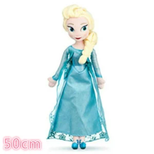 Frozen 2-karaktärer gosedjur som mjuka dockor i snödrottnings- och prinsessstil
