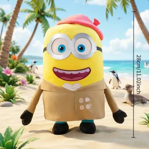 Minioninspirerat monster gosedjur, söt tecknad figur från Big Monster-serien för hemmet
