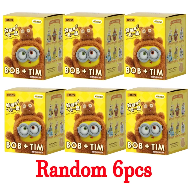 Minions Bob och Tim, söta nyckelringsfigurer i Better Toggther-serien med flera stilar 9 Minions Bob och Tim, söta nyckelringsfigurer i Better Toggther-serien med flera stilar - Bild 9