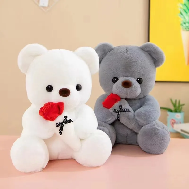 Kanin gosedjur som kramkudde med får, björn och alpacka i kawaii-stil med persikoblomma 2 Kanin gosedjur som kramkudde med får, björn och alpacka i kawaii-stil med persikoblomma - Bild 2