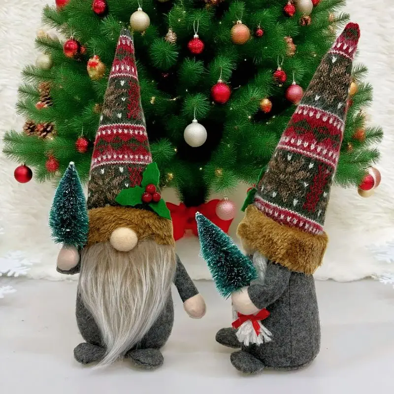 Gnome gosedjur som ansiktslös julfigur i söt nordisk skogsstil med rustik design 4 Gnome gosedjur som ansiktslös julfigur i söt nordisk skogsstil med rustik design - Bild 4