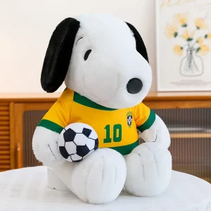 Snoopy som hund gosedjur i tecknad fotbollsstil, med tröja och boll, 35–50 cm 15 Snoopy som hund gosedjur i tecknad fotbollsstil, med tröja och boll, 35–50 cm