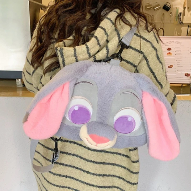Söt kawaii-ryggsäck i räv- eller kaninform, trendig slingväska för staden och som present 4 Söt kawaii-ryggsäck i räv- eller kaninform, trendig slingväska för staden och som present - Bild 4