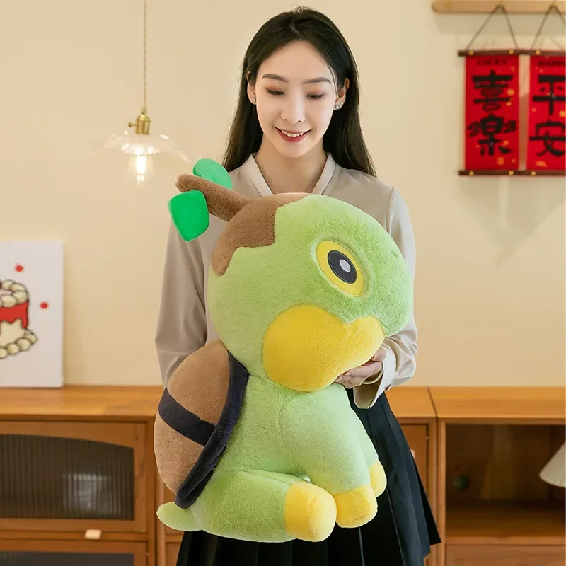 Pokémon Turtwig gosedjur som stor sköldpaddakudde i gullig anime-stil, 35–80 cm 2 Pokémon Turtwig gosedjur som stor sköldpaddakudde i gullig anime-stil, 35–80 cm - Bild 2