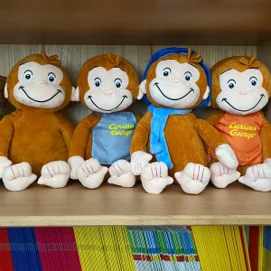 George från Curious George som apa gosedjur och mjuk följeslagardocka med bilderbok 14 George från Curious George som apa gosedjur och mjuk följeslagardocka med bilderbok