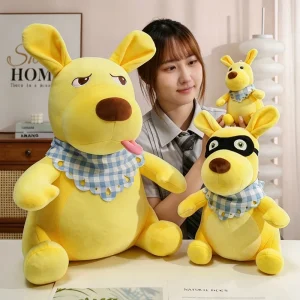 Känguru gosedjur med ögonmask – kawaii mjukisdjur i storlek 30–50 cm