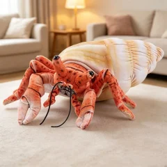 35 cm hermit crab gosedjur med söt, mjuk och fluffig design i anime- och spelstil