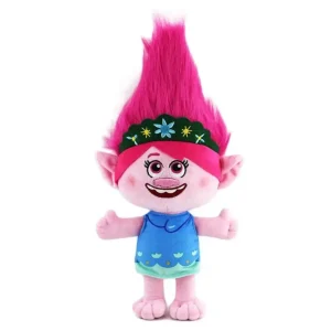 Trolls gosedjur, söt och mjuk, band together tecknad animeinspirerad