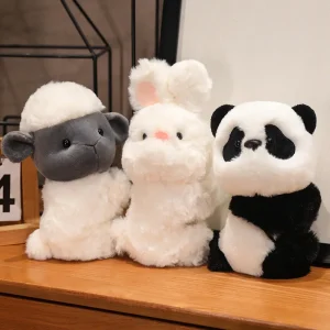 Kanin koala gosedjur, mjukt djurarmband med panda, räv och fler söta motiv för barn 16 Kanin koala gosedjur, mjukt djurarmband med panda, räv och fler söta motiv för barn