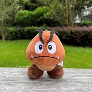 Super Mario-karaktärer gosedjur i kramvänlig, mjuk stil med sovande karaktärsdesign
