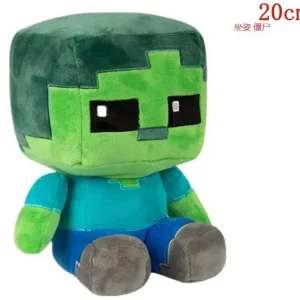 Zombie gosedjur från Minecraft med blockig form och spelinspirerad karaktärsdesign 106 Zombie gosedjur från Minecraft med blockig form och spelinspirerad karaktärsdesign