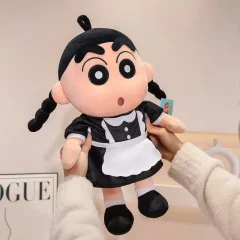 Shin Chan gosedjur från Crayon Shin Chan, söt maid-docka som barnpresent, 28–40 cm