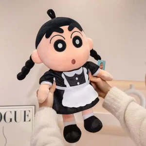 Shin Chan gosedjur från Crayon Shin Chan, söt maid-docka som barnpresent, 28–40 cm