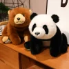 Kawaii björn gosedjur, mjuk liggande kudde med brunbjörns-, isbjörns- och pandamotiv