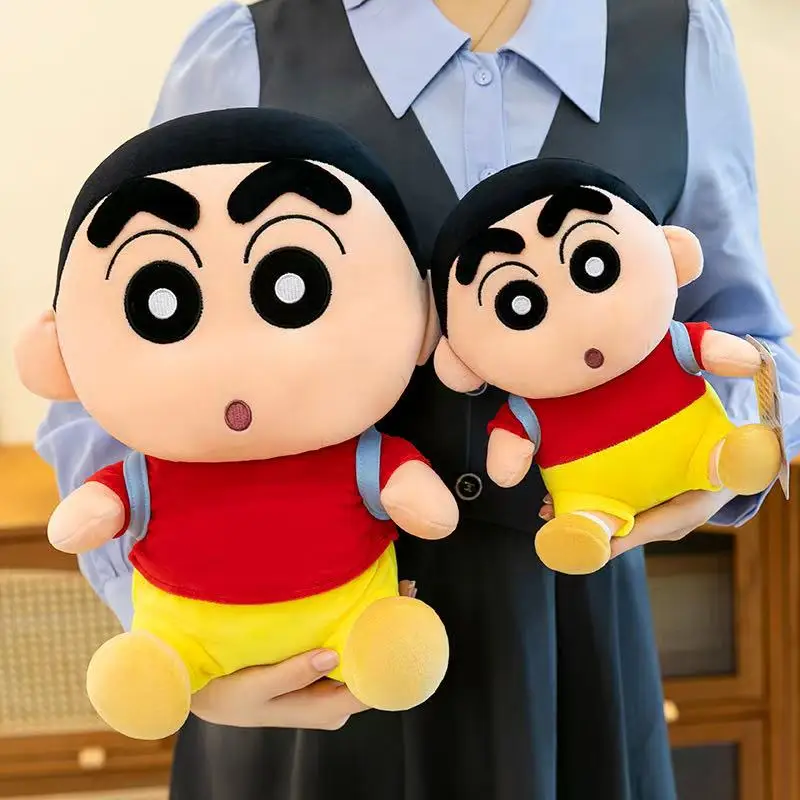 Crayon Shin Chan-ryggsäck med kawaii-docka i tecknad anime-stil, födelsedagspresent 20 Söta leksakstoys i två storlekar.