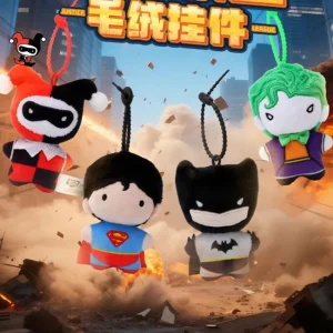 DC-karaktärer från Justice League som söta tecknade nyckelringsfigurer, 9 cm 10 DC-karaktärer från Justice League som söta tecknade nyckelringsfigurer, 9 cm