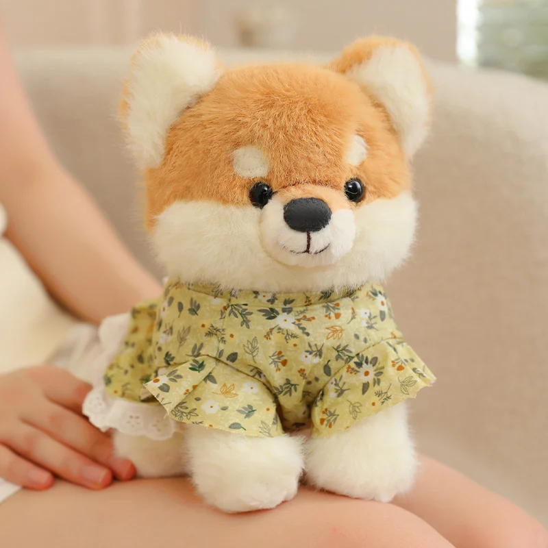Shiba Inu som hund gosedjur och hundkudde, supersöt och klädd, 25–35 cm, julklapp 6 Shiba Inu som hund gosedjur och hundkudde, supersöt och klädd, 25–35 cm, julklapp - Bild 6