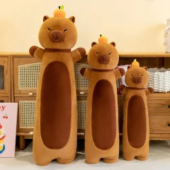 Kapybara gosedjur som en jättestor, lång kramkudde i kawaii-stil, 50–110 cm