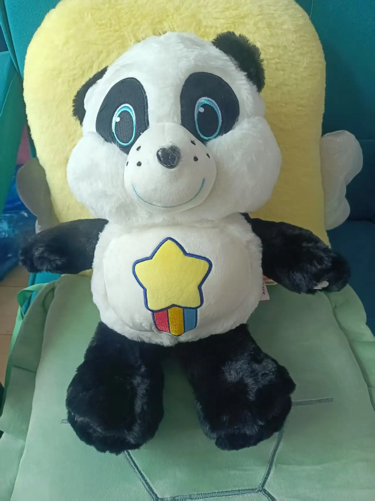 Care Bears björn gosedjur med söt regnbågsdesign, tecknad stil och mjuk sovkudde, 33 cm 9 Care Bears björn gosedjur med söt regnbågsdesign, tecknad stil och mjuk sovkudde, 33 cm - Bild 9