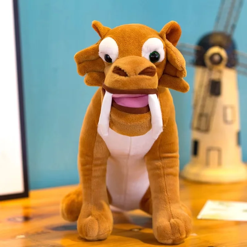 Gosedjur från Ice Age med mammut och sabeltandad tiger, tiger gosedjur för lek, 20–70 cm 6 Gosedjur från Ice Age med mammut och sabeltandad tiger, tiger gosedjur för lek, 20–70 cm - Bild 6