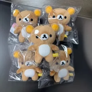 Rilakkuma Relax Bear, klassisk kawaii-björn som mjuk nyckelring och väskberlock för fans 9 Rilakkuma Relax Bear, klassisk kawaii-björn som mjuk nyckelring och väskberlock för fans