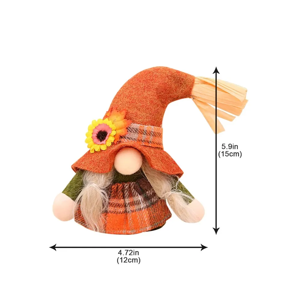 Djurfigurer som nyckelring, Pumpkin motif och Sunflower motif 6 Djurfigurer som nyckelring, Pumpkin motif och Sunflower motif - Bild 6