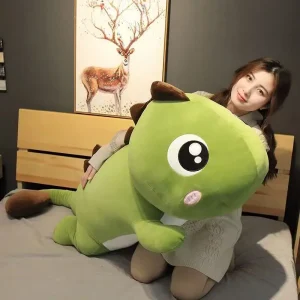 60 cm långt dinosaurie gosedjur, mjuk kramkudde i söt anime- och kawaii-stil 9 60 cm långt dinosaurie gosedjur, mjuk kramkudde i söt anime- och kawaii-stil