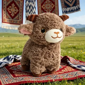 Fluffigt fårgosedjur som nyckelring i liten väskform med Xinjiang-design, 15–22 cm 14 Fluffigt fårgosedjur som nyckelring i liten väskform med Xinjiang-design, 15–22 cm