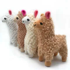Alpaca gosedjur, söt och mjuk, design olika färgval välja, 23 cm