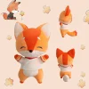 Kiriko från Overwatch som kawaii räv gosedjur, mjuk figur och barnpresent, 27 cm