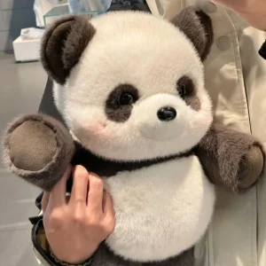 Naturtroget panda gosedjur med kawaii tvättbjörnsdesign, fluffig kudde och dekoration 10 Naturtroget panda gosedjur med kawaii tvättbjörnsdesign, fluffig kudde och dekoration