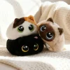 Katt gosedjur med stora ögon och rund, fluffig kawaii-form i tre olika stilar 15 Katt gosedjur med stora ögon och rund, fluffig kawaii-form i tre olika stilar