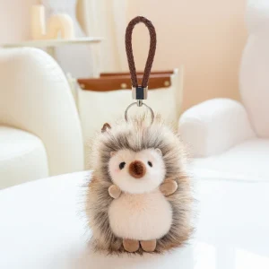 Lejon som nyckelring, söt and adorable och Mini, igelkottar mjuk fluffig ryggsäcken