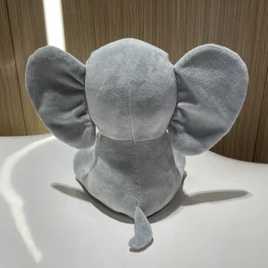 Elefant gosedjur, 25 cm, grått och rosa med kawaii-design för barnrum och som gåva 10 Elefant gosedjur, 25 cm, grått och rosa med kawaii-design för barnrum och som gåva