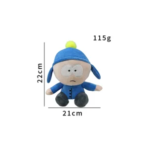 Alternative view of South Park Jimmy, söt mjuk leksak i tecknad stil och prydnadsfigur, 22 cm, som present