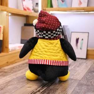 Friends Hugsy pingvin gosedjur för fans, Joeys vän med avtagbara kläder, 27–47 cm 10 Friends Hugsy pingvin gosedjur för fans, Joeys vän med avtagbara kläder, 27–47 cm