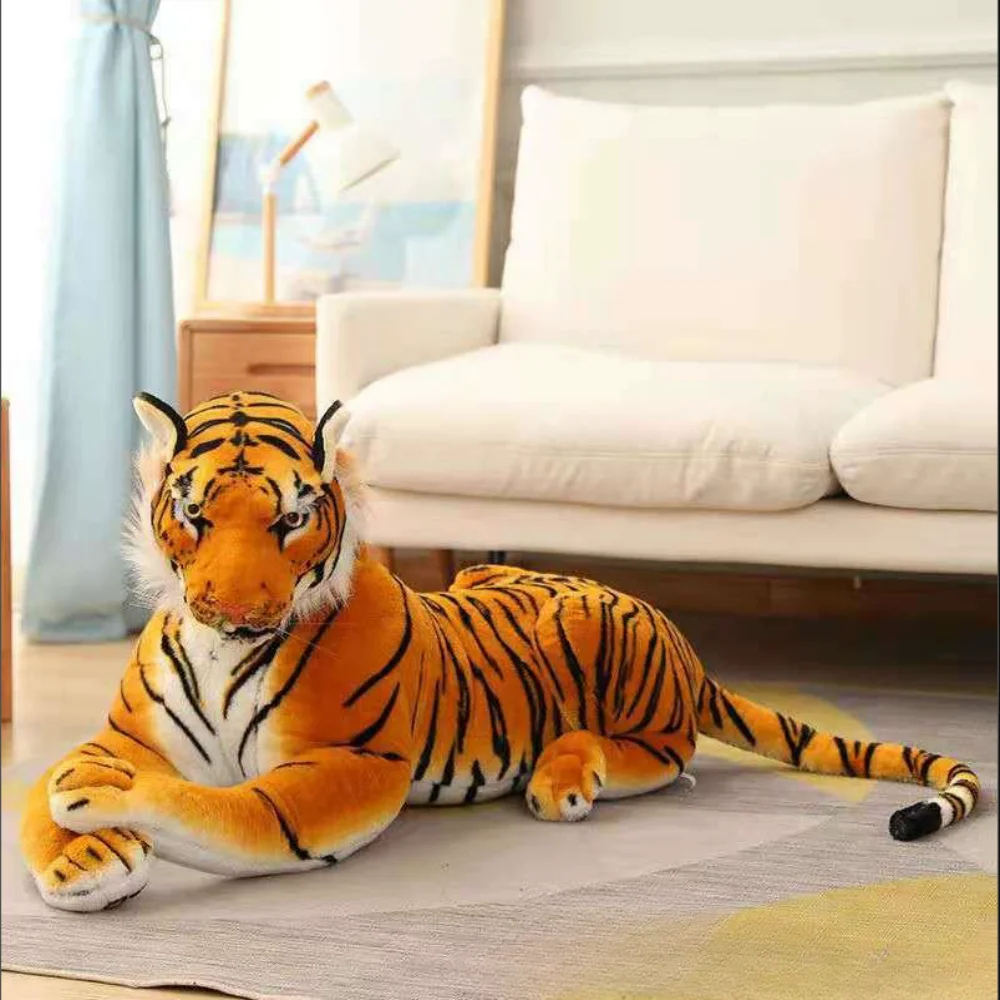 23 cm mjukt tiger gosedjur med babyutseende, skogstema och kuddeform för barn 9 23 cm mjukt tiger gosedjur med babyutseende, skogstema och kuddeform för barn - Bild 9