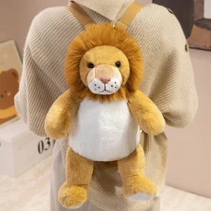 Rymlig djurformad ryggsäck med långa öron och söta motiv av lejon, koala och kanin 23 Rymlig djurformad ryggsäck med långa öron och söta motiv av lejon, koala och kanin