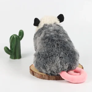 Mus gosedjur med söt, naturtrogen opossumdesign och sittande kroppsform, 38 cm 8 Mus gosedjur med söt, naturtrogen opossumdesign och sittande kroppsform, 38 cm