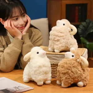 goat gosedjur i kawaii-stil med tecknad design, mjuk sovkompis och julklapp för barn 14 goat gosedjur i kawaii-stil med tecknad design, mjuk sovkompis och julklapp för barn