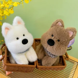 45–60 cm West Highland White Terrier som hund gosedjur, mjuk kudde och gåva 11 45–60 cm West Highland White Terrier som hund gosedjur, mjuk kudde och gåva