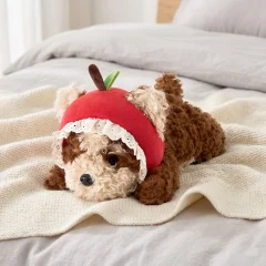 Sött hund gosedjur i kawaii-stil för samling, sovsällskap och födelsedagspresent