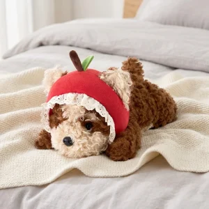 Sött hund gosedjur i kawaii-stil för samling, sovsällskap och födelsedagspresent